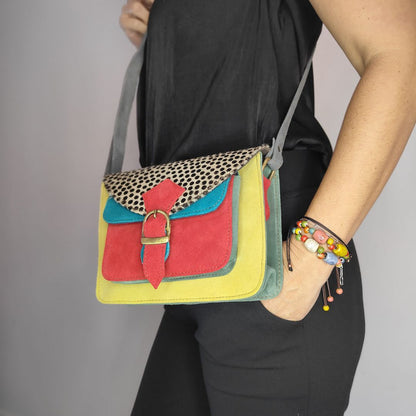 Bolso Bandolera "Salvaje Elegancia". Ref: 0410-C